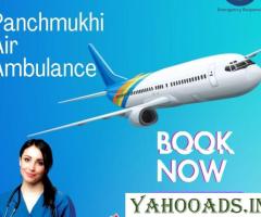 Take Panchmukhi Air Ambulance Services in Guwahati with Healthcare Personnel