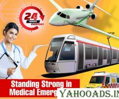 Receive Low-Fare Panchmukhi Air Ambulance Services in Dibrugarh with Medical Personnel - 1