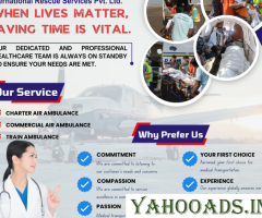 Aeromed Air Ambulance Service in Chennai - All Equipment Is Provided For Care - 1