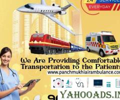 Hire Panchmukhi Air Ambulance Services in Silchar with Top-Class Medical Crew
