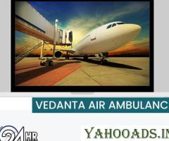 Choose High-tech Vedanta Air Ambulance Service in Dibrugarh for Quick Patient Transfer