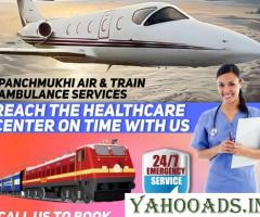 Take on Rent Panchmukhi Air Ambulance Services in Guwahati with CCU Support